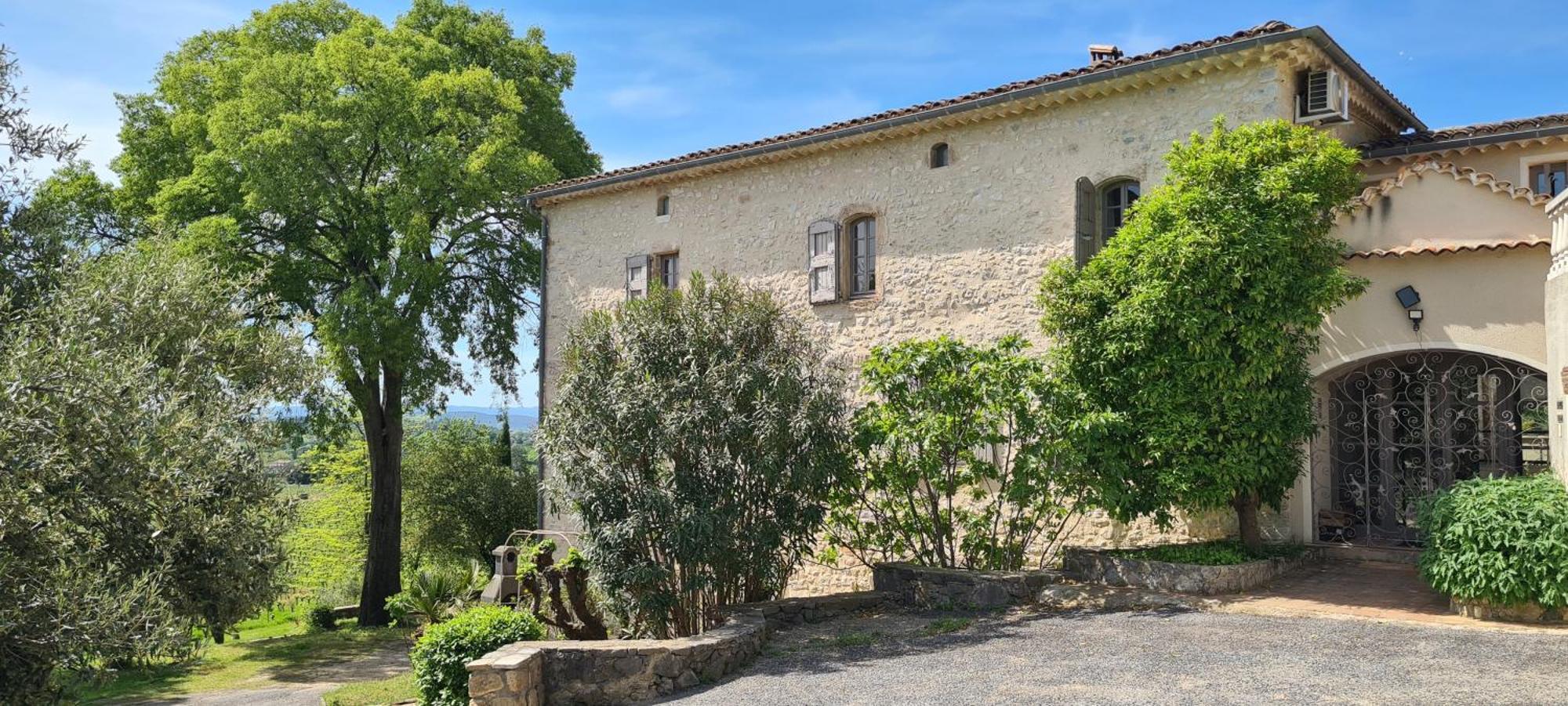 La Bastide De Peyremale, Gites En Cevennes, Piscine, Tennis Bagard Exterior photo
