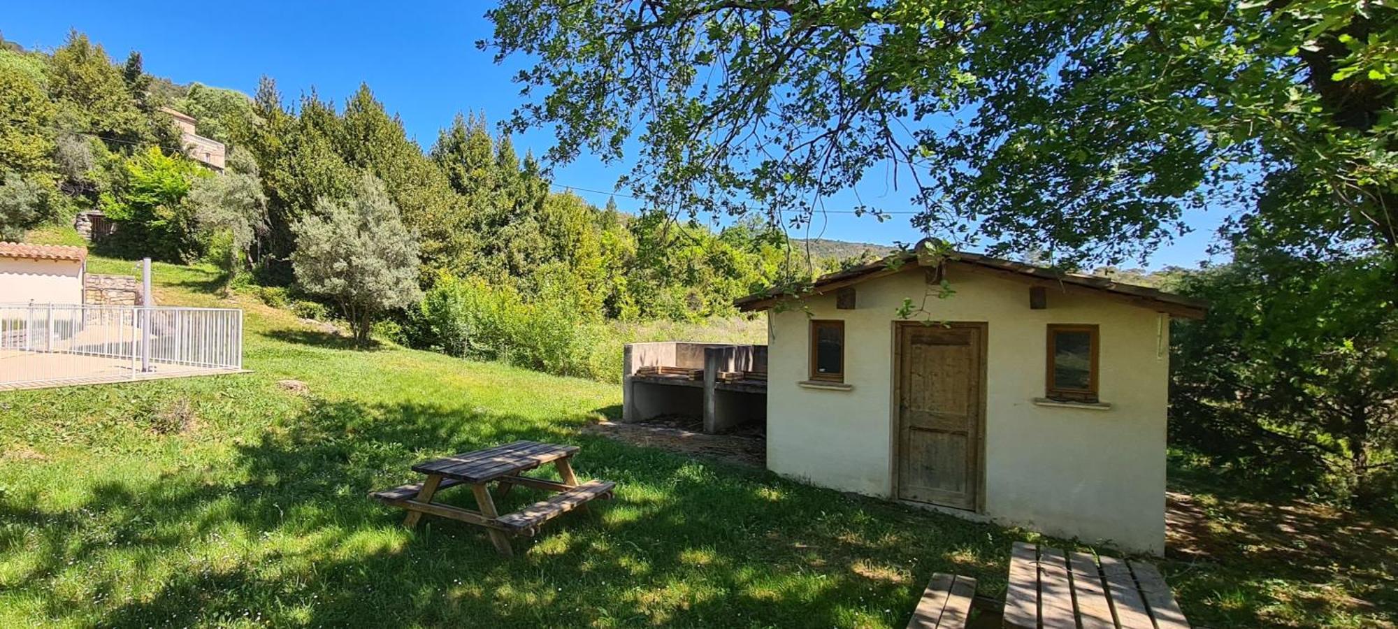 La Bastide De Peyremale, Gites En Cevennes, Piscine, Tennis Bagard Exterior photo